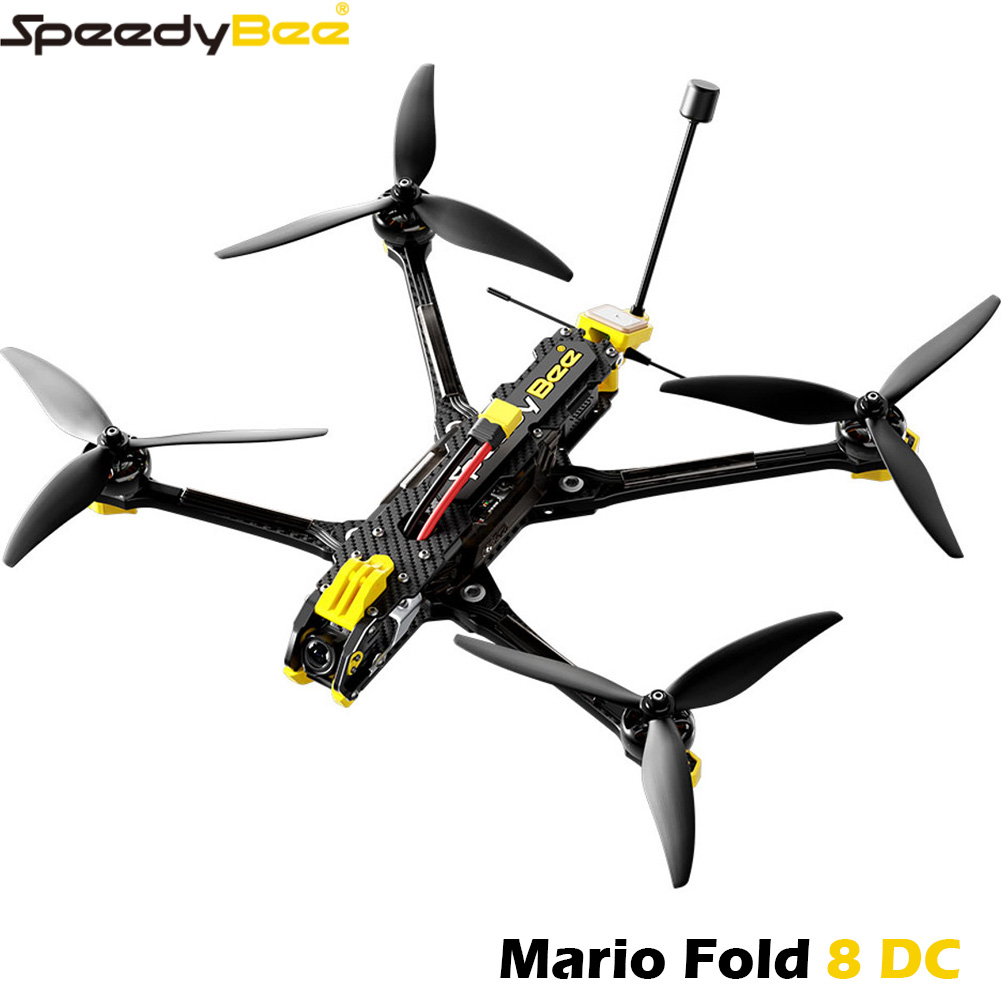SpeedyBee Mario Fold 8 Long Range Drone Foldable Power Kit/ O3