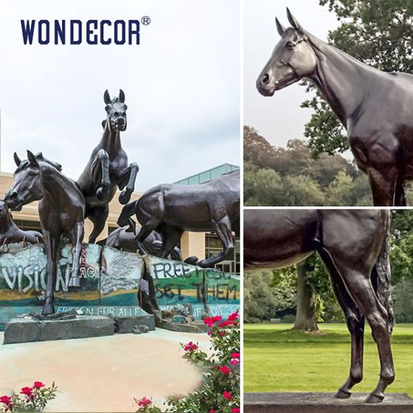 STATURE DE CHEVEUR DE POORDEGRÉ ANGLAIS ANIMAL MÉTAL-MATALUS