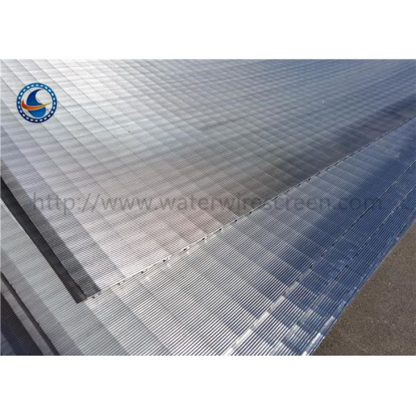 Stainless Steel 321 Wound Wedge Wire Screen Panels For Filter