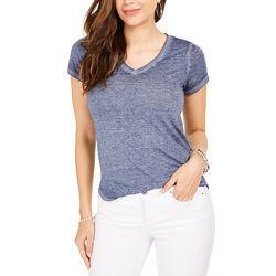                  T-Shirts Wholesale Fashion Ladies Blouse Casual Women Summer Plain V Neck T Shirt Custom Designed T Shirts Top for Women             