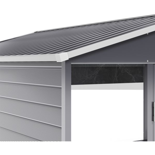 43kg AJUNION Metal Garden House Storage Building Shed Waterproof and Durable Solution