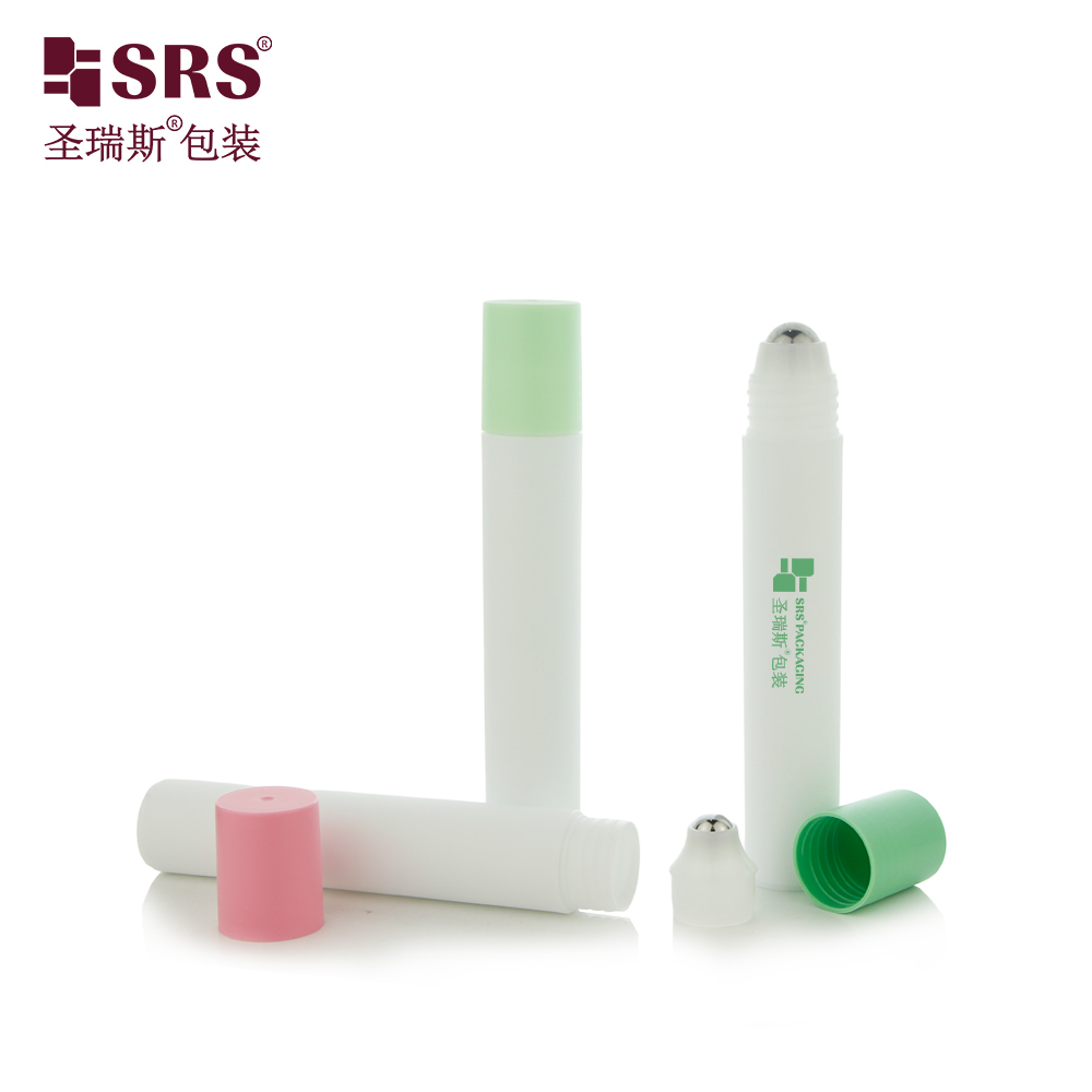 RPPF 30ML New Arrival Plastic Hair Essence Serum Roller Steel Ball Bottle