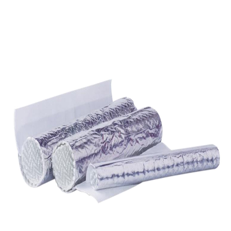 Aluminum Foil Fiberglass Halogen Free Sleeve Customized Self Wrapping Sleeve