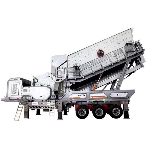 Mobile Granite Impact Crusher Machine 100 T/H Customized Request Outlet Size 50-100mm