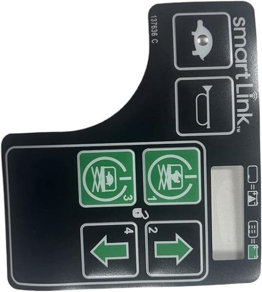 Genie 6 Control Box Decal 137636 137636GT for Genie Scissor Lift