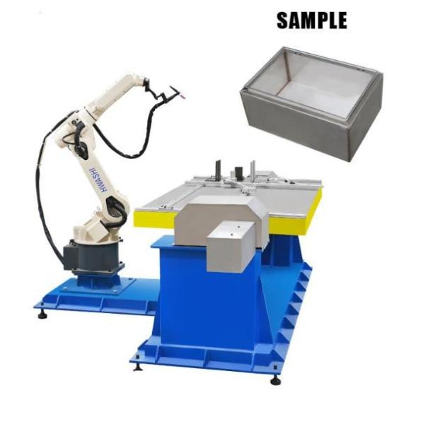 Assembly Line Welding Turntable Robot Positioner Steel Material New Condition