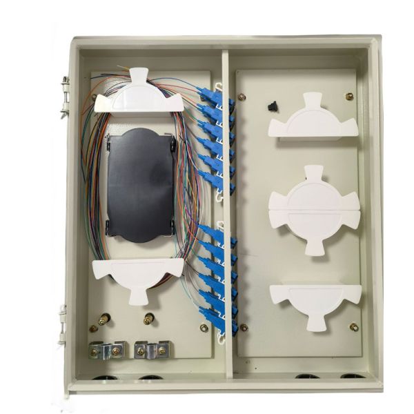 ODF de montaje en pared SC de 48 núcleos para FTTH/FTTX con puertos de entrada de diámetro de cable de 3-10 mm