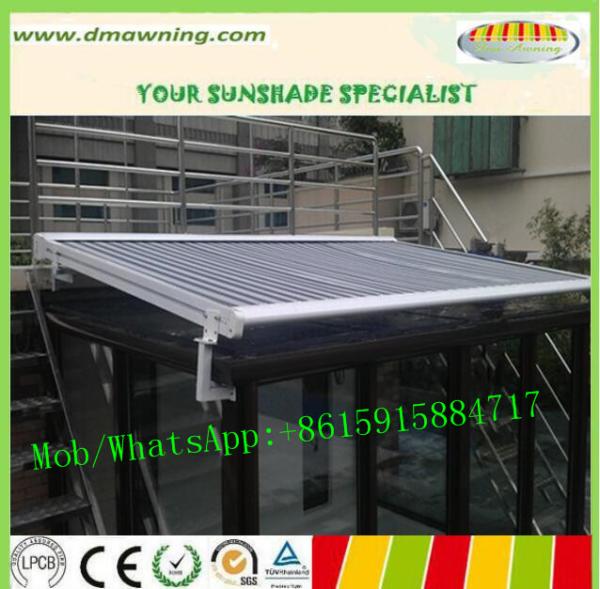 Outdoor Pergola Awning Kits Garden Sunshade PVC Waterproof Motorized Pergola Awning