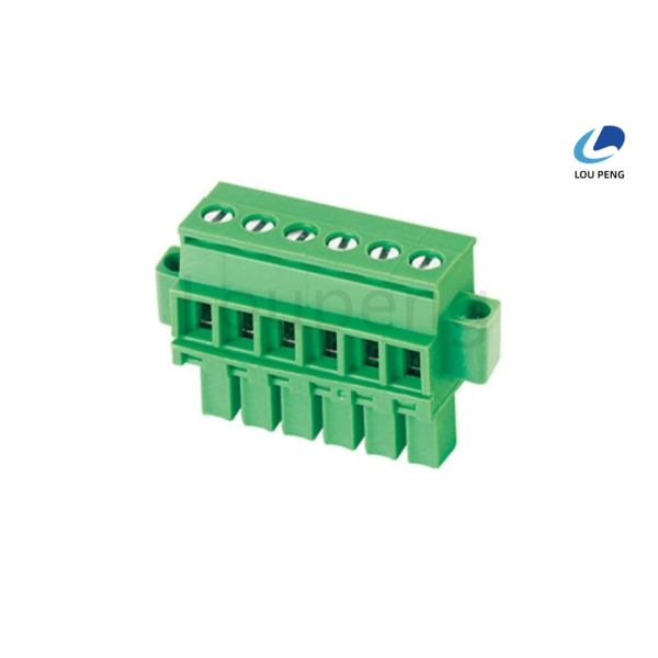 Wire range 24 to 14AWG 1mm2 Terminal Blocks rated voltage 300V pin header brass tin plated providing circuit connections