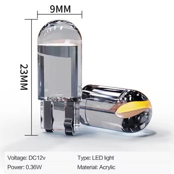 Auto Motorcycle LED Position Light 12V 55 Lumens 6000K With Acrylic Housing