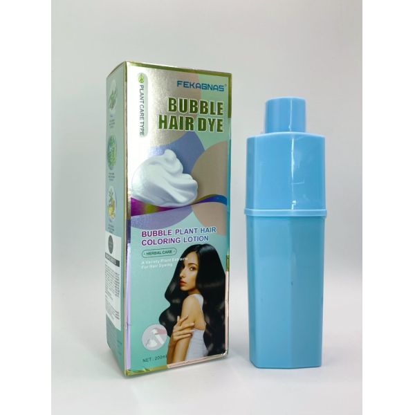 Shampoo colorant capillaire noir rapide 3 en 1 pour des cheveux naturels et sains