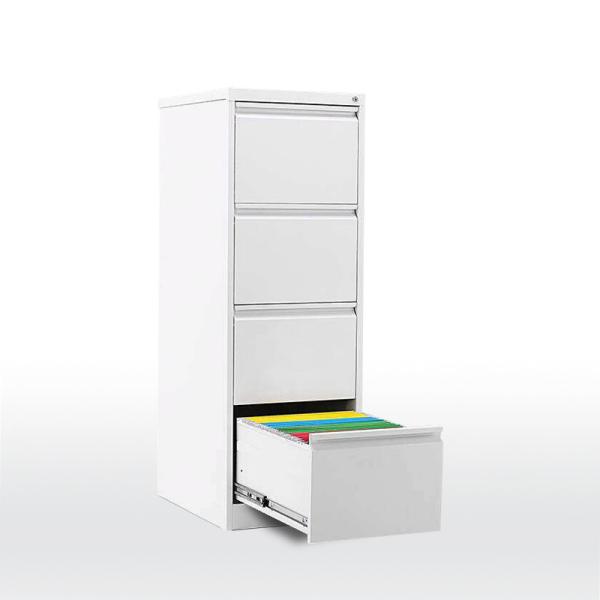 4 Drawer Office Steel Filing Cabinet 40kg Weight Capacity
