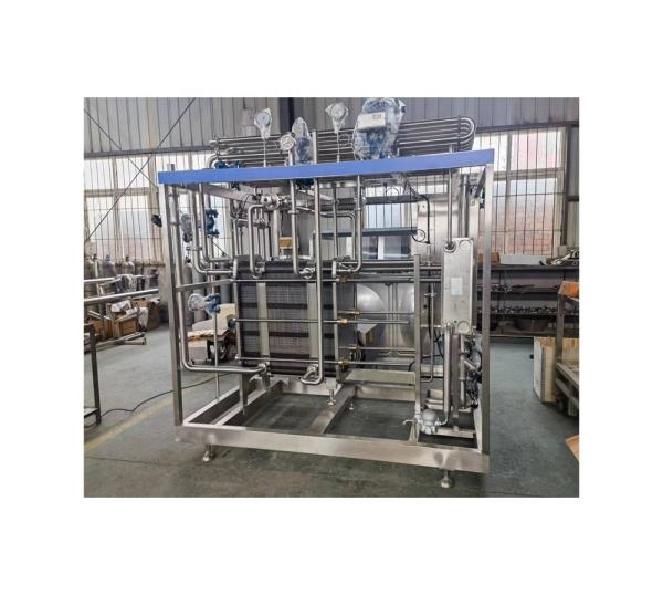 8000 KG Milk Ice Cream UHT Sterilization Machine for Dairy Processing Production Line
