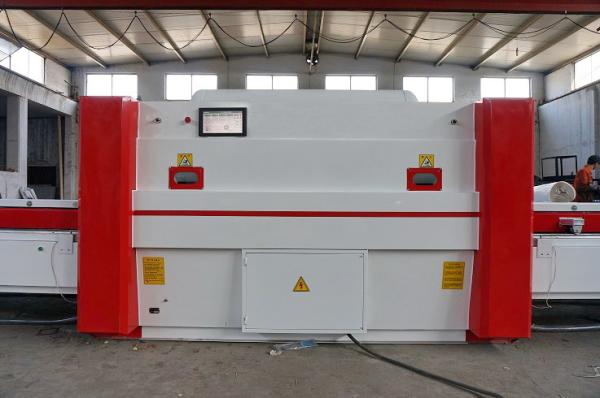 TM2480P PLC touch screen operation PVC film vacuum membrane press machine for furniture