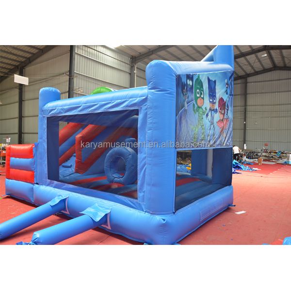 Cartoon Character Castle with Slide Combo Portable and Customizable Pictures Included