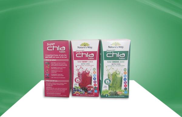 Fruit Juice Paper Packaging Boxes Recyclable with Auto - lock
