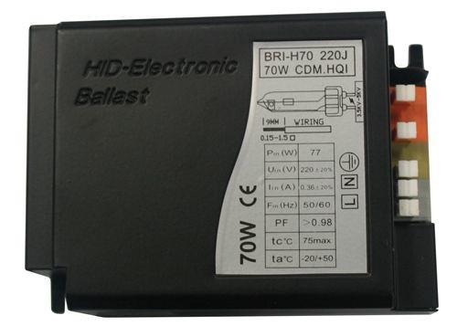 0.44A 130Hz Digital Greenhouse Ballast Ceramic Metal Halide 70W Sodium Lamp