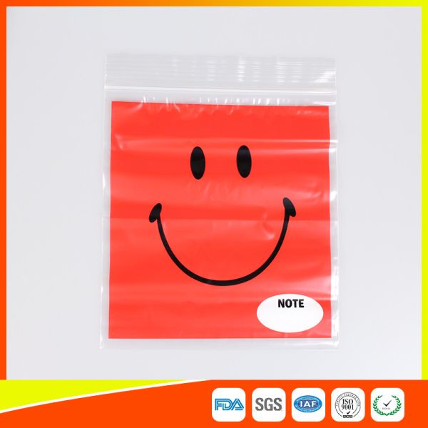 OEM Custom Printed Ziplock Bags Plastic Grip Seal Poly Bag With Heat Seal