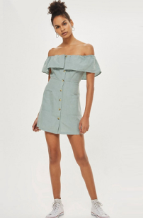 Женщины одежды с платья ряби Бардот платьев плеча Линен