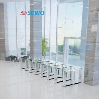 RS485 TCP/IP Sistema de control de acceso de acceso de una sola vía de puertas giratorias de velocidad de puertas de huellas dactilares
