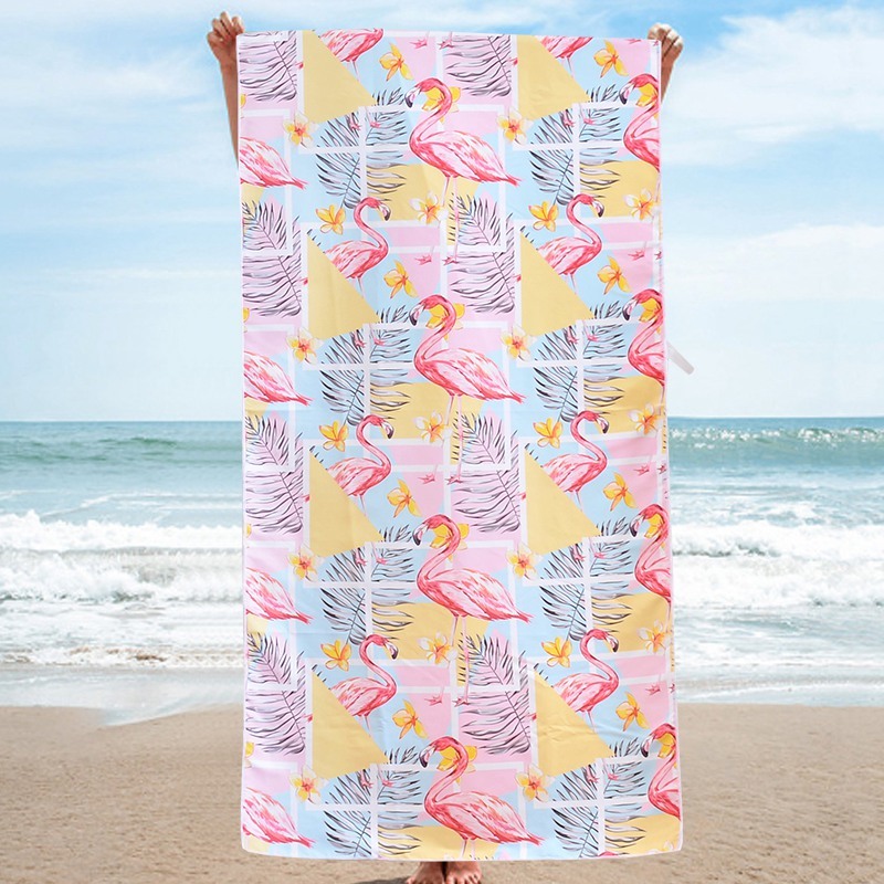 Quick Drying Sandproof Oversized Microfiber Beach Towel 200gsm