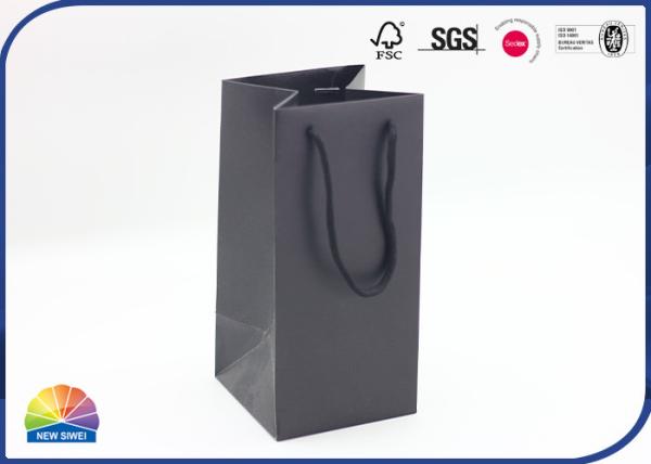Saco de papel médio Matte Black For Beverage Packaging do presente do produto comestível