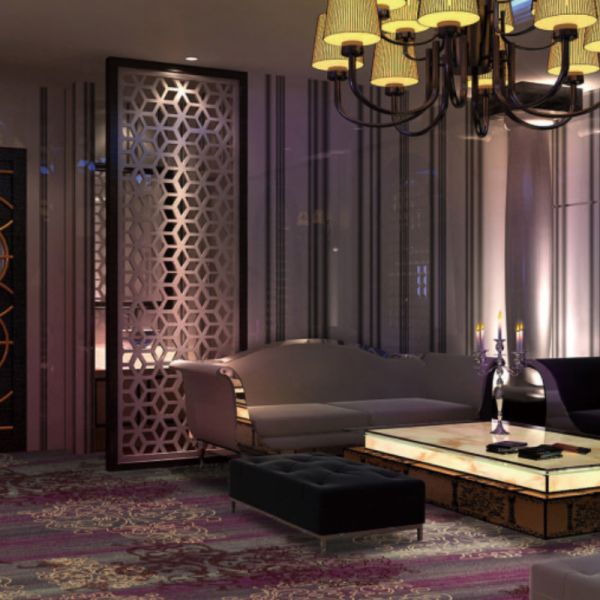Wall to Wall Tufted Nylon Axminster Carpet for Western Corridor in Colorful Design