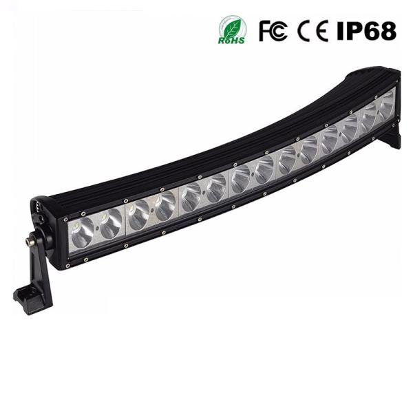 Single Row Off Road Truck Light Bar , 42 Inch 240W Led Curved Light Bar