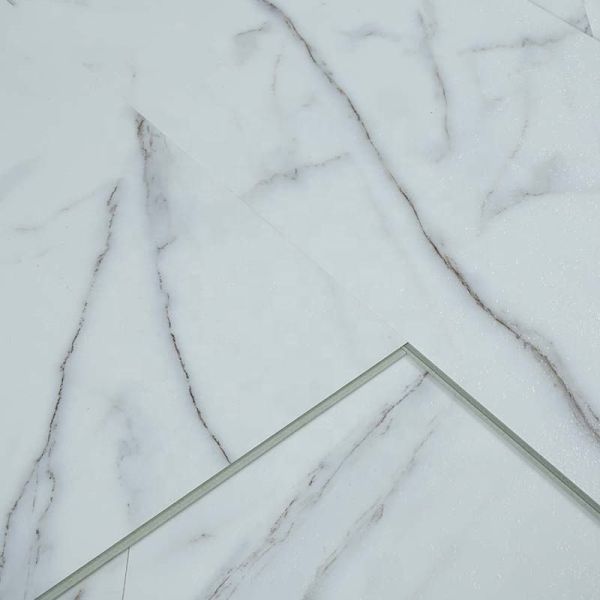 Regard de marbre Spc de FSC 4.0mm parquetant le plancher imperméable commercial de vinyle de Spc