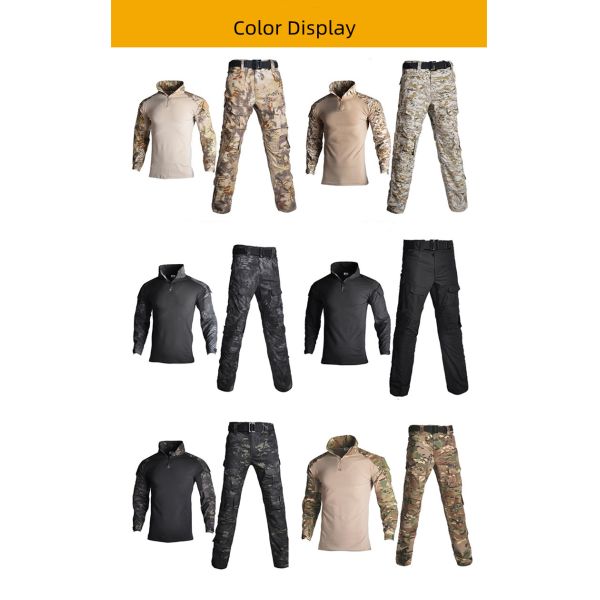 G2 Frog Suit With Knee Pads 65/35 Polyester Cotton T-Shirts ACU CP