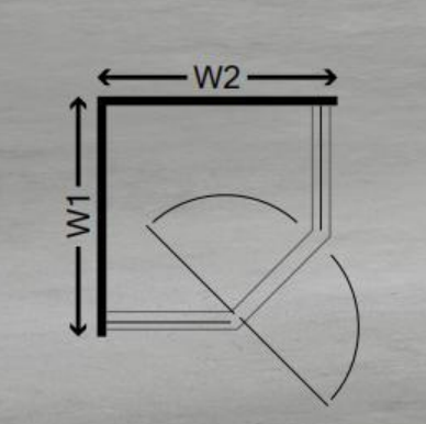 Stainless Steel, Bathroom Shower Room,Hinged Door ,Diamond Shape Hinge Door