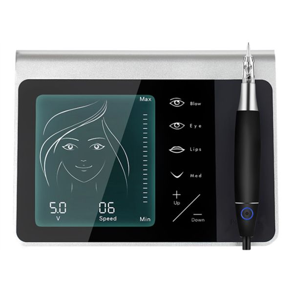 Multi Function Permanent Makeup Tattoo Machine Eyebrow Lip MTS With Panel Control