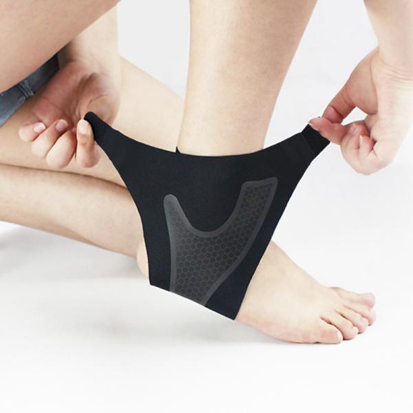 Ankle Support Brace, Breathable Neoprene Sleeve, Adjustable Wrap