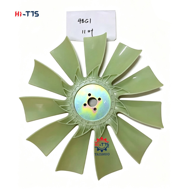 4D84 Diesel Engine Radiator Cooling Fan 7 Blades ME075229 for Yanmar PC40 Mini Excavator Replacement Spare Parts