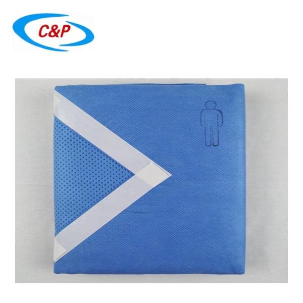 Sterile Struma Thyroid Disposable Surgical Drape Cloth Blue OEM For Hospital