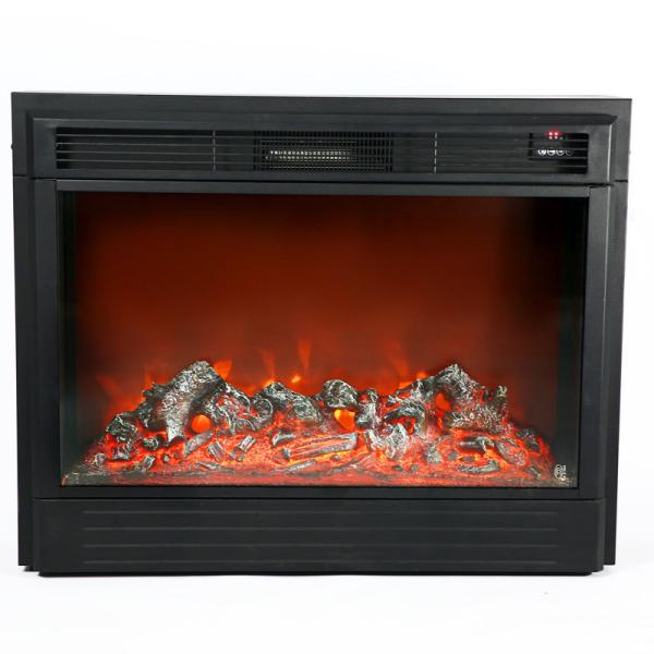 Household Heating Made Simple 3D False Fire Electronic Fireplace Insert for 30sq Area