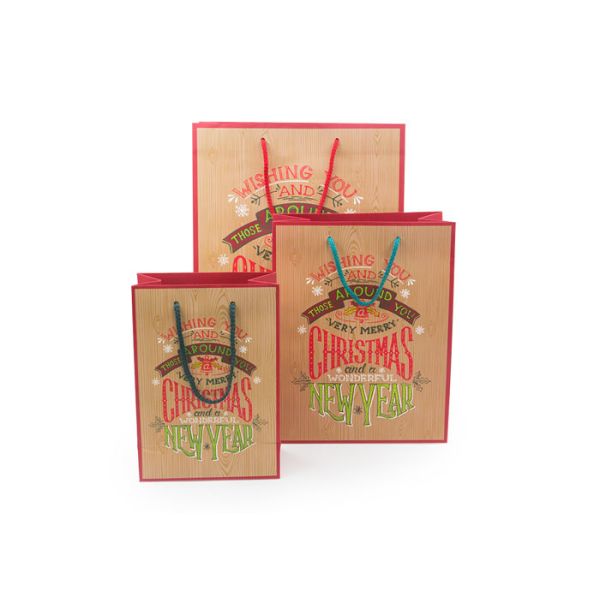 Exquisite Luxury Christmas Packaging 350gsm Coated Paper Eco - Friendly