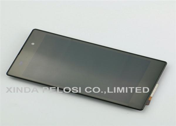 5.0 Inches Cell Phone Screen , Complete Black Sony Phone Replacement Screen