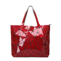 A sacola do punho da parte superior da senhora Geometric Bag Purses empurra grandes bolsas