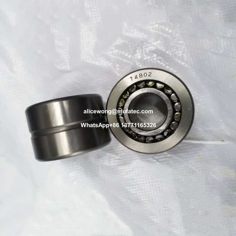 74802 15x36x24.5mm Full Complement Needle Roller Bearings With Inner Rings