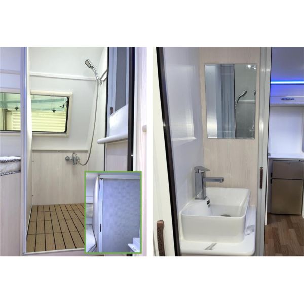 2-6 pessoas do reboque de alumínio do curso da roulotte da fibra de vidro dos reboques do curso com banheiro