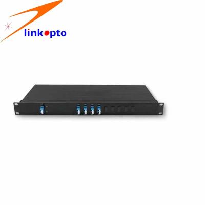 Multiplexer da fibra ótica do LC/UPC CWDM, 1270 - Multiplexer 1610nm 4 portuário