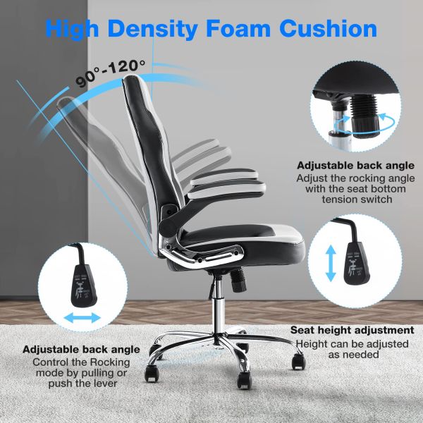 Ergonomic Racing Gaming Chair ALINUNU Direct Swivel Computer Chair with Lumbar Support