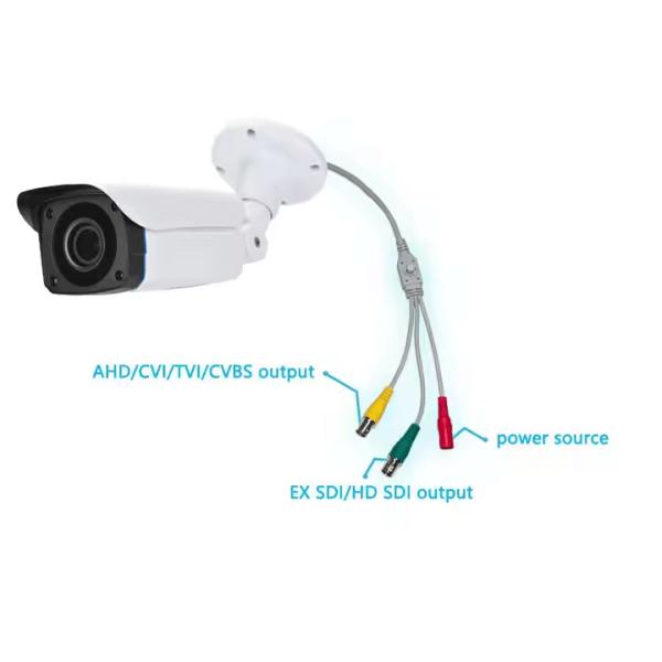 IMX307 2MP Bullet Camera Outdoor Bullet Camera 6-In-1 Output, IP67 Lntech LN-801