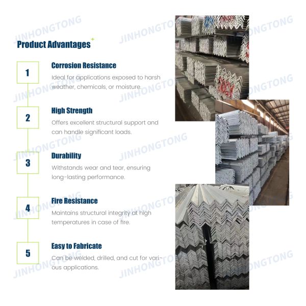 Hot Rolled Construction Equal/ Unequal Standard SS Angle Sizes 80mm Metal Corner Bracket Stainless Steel Angle