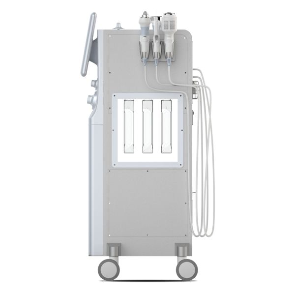6 in 1 Micro Dermabrasion Skin Care Beauty Facial Machine for Skin Care with Visual Scrubber Handle