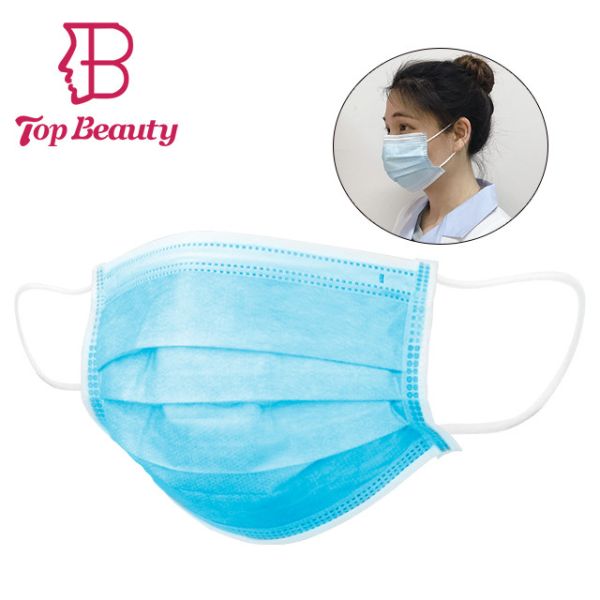 Fda Approved Non Woven Medical Mask Disposable Face Mask With Elastic Earloop