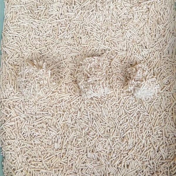 Litière agglomérante rapide, non parfumée pour chats, ISO9001, naturelle, biodégradable