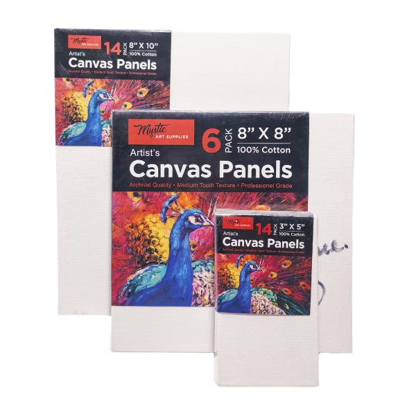 Bulk Customize Size Painting Canvas Panel Cradled Paint Canvas Boards Water Resistant