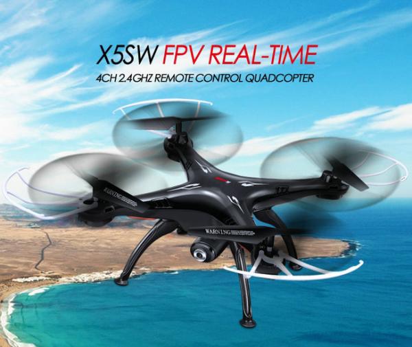 X5SW WIFI FPV Real-Time RC Drone 2.4G 4CH Headless RC Quadcopter Camcorder W/ HD Camera